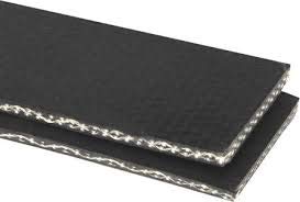6 Inch Wide PVC 150 Cover One Side Black Conveyor Belt Material (100 Foot Length)
