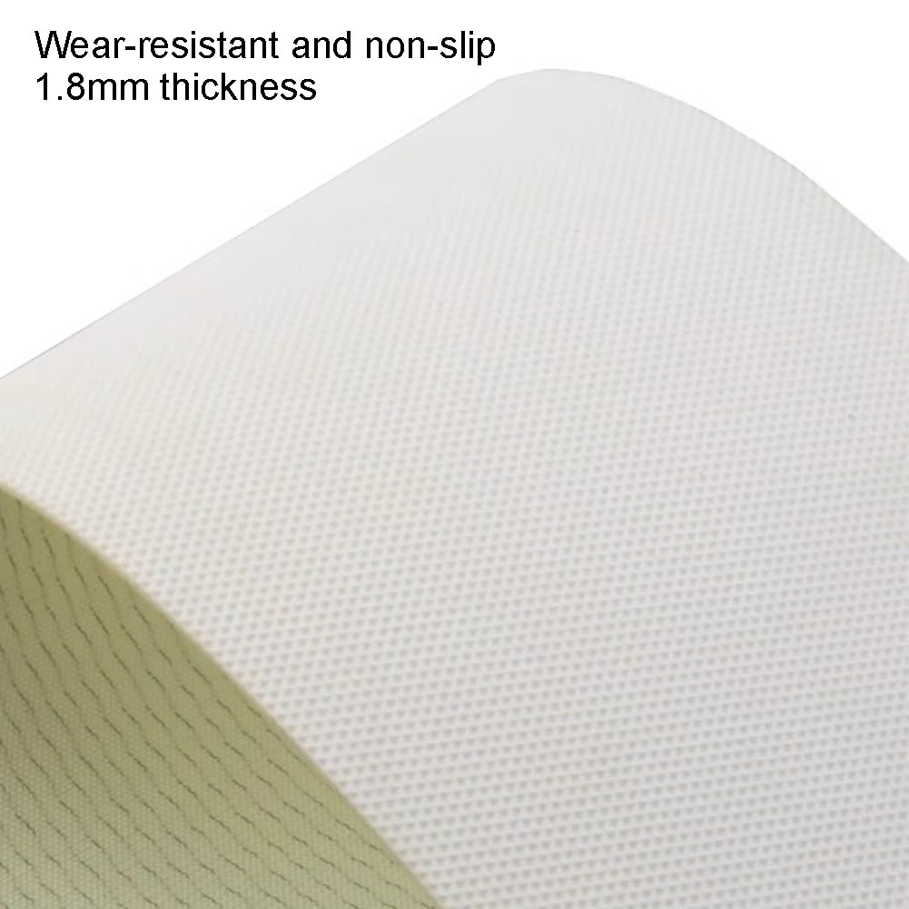 YJEUZCD Light-Duty Conveyor PU Food Belt, Commercial Production Conveyor Belt, Factories Transport Bucket Pulley Replacement Belt Material(2.6x16.4 ft)